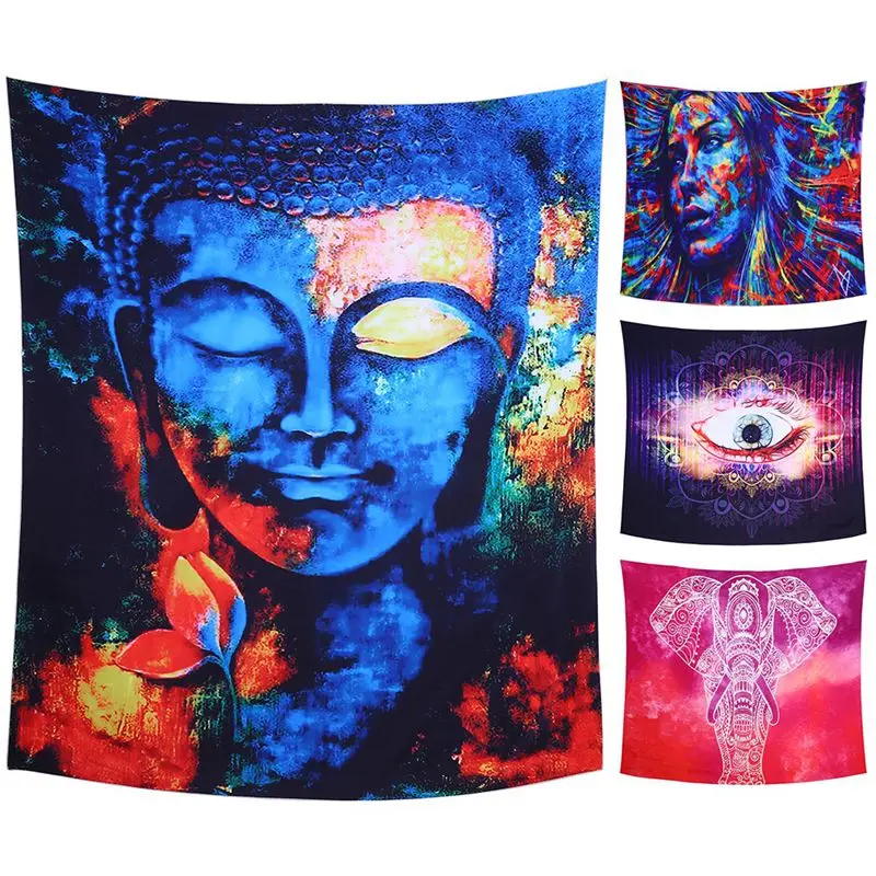 new design tapestry southeast Asian Buddha Bedspread Wall Hanging Tapestries Beach Towel /Yoga Mat /picnic cushion Home Decor|Гобелен| |