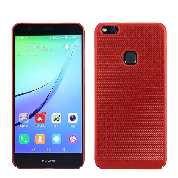 Для Huawei P10 P8 P9 Lite 2017 P20 Mini Pro Plus теплоотвод дышащий жесткий чехол для телефона Чехлы