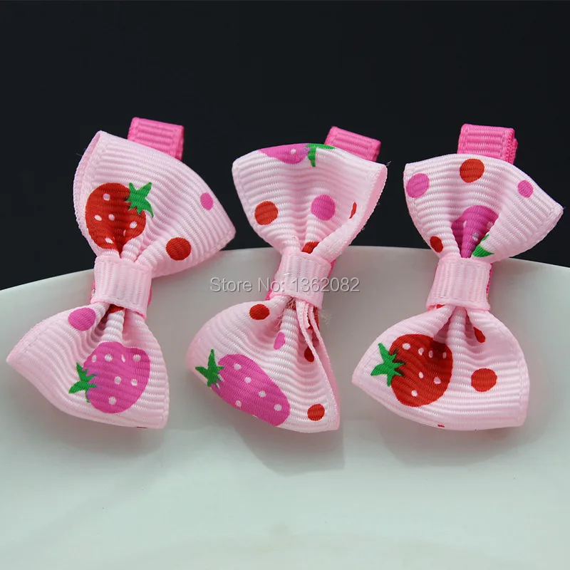 10 шт. заколки для волос девочек бант повязка милые фрукты Клубничные шпильки