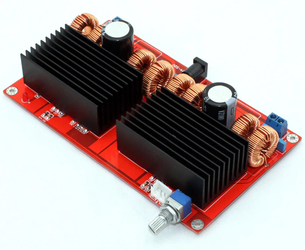 

YJ TDA7498 amplifier board 32VDC 2.0 channel class D Parallel TDA7498 amplifier 200W+200W better TA2024