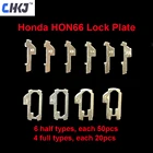 Пластина замка автомобиля CHKJ, 380 шт.лот, для HONDA HON66, язычковый замок, наборы аксессуаров для ремонта (по NO1-6 шт. по 50 шт. по NO1-4 шт. по 20 шт.)