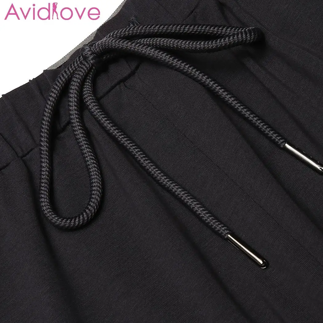 Женские пижамные штаны Avidlove хлопковые однотонные домашние брюки большого