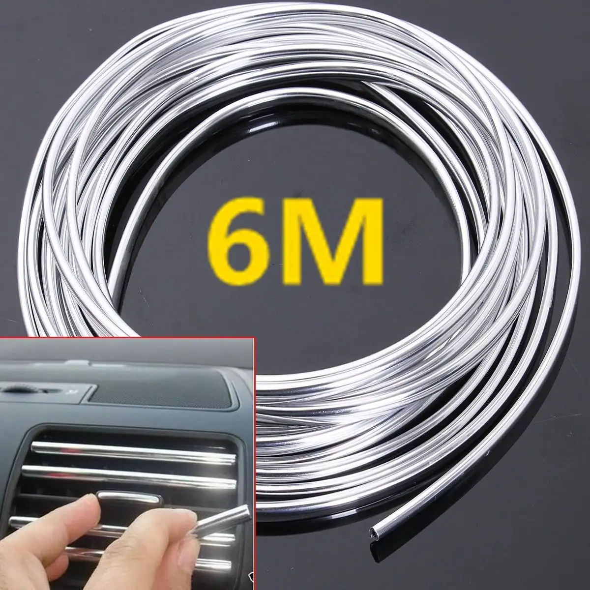 Защитная лента для автомобильной двери 7 мм 3 метра 6 м|trim strip|moulding trim stripmoulding |