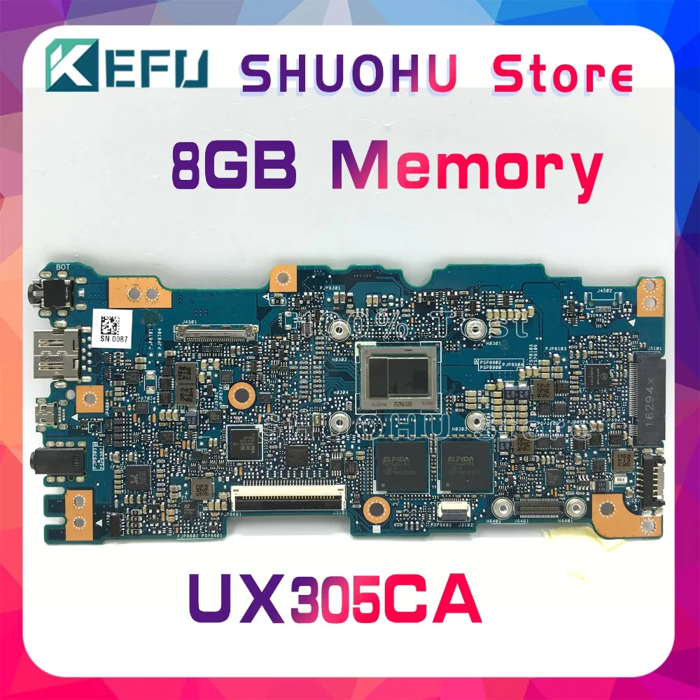 KEFU UX305CA motherboad для ASUS Zenbook UX305C UX305 материнская плата ноутбука протестированная 100%