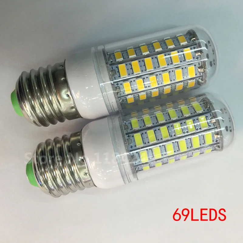 4 шт. светодиодные лампы E27 5730 в 220 В 24/36/48 Светодиодный 56/69/110|5730 e27|smd e27e27 220v |