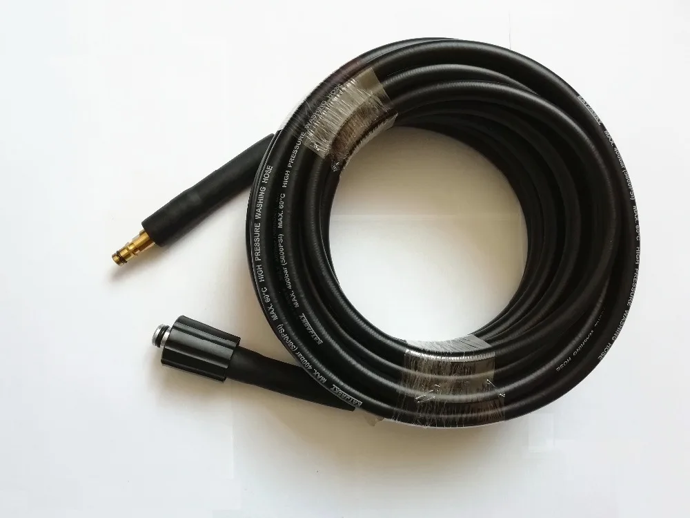Шланг для мойки автомобиля KATJASKY для Karcher серии K, заглушка и адаптер M22* 1,5*14 мм 400Bar 5800PSI, шланг для мойки высокого давления