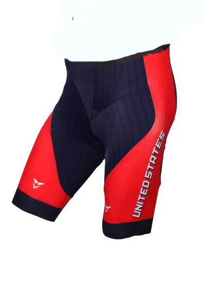 Команда USA дизайн ropa ciclismo Велосипеды Джерси Биб шорты cullot велосипедный спорт одежда спортивная рубашка на открытом воздухе велосипедная одежда 9D гелевая накладка - Цвет: only short