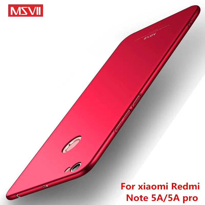 Чехол для Xiaomi Redmi Примечание 5A prime pro MSVII брендовый тонкий жесткий чехол из