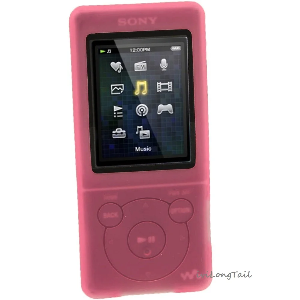 Силиконовый чехол для Sony Walkman NWZ E473 E474 E475 E574 NWZ-E575 крышки резиновый гелевый кожаный