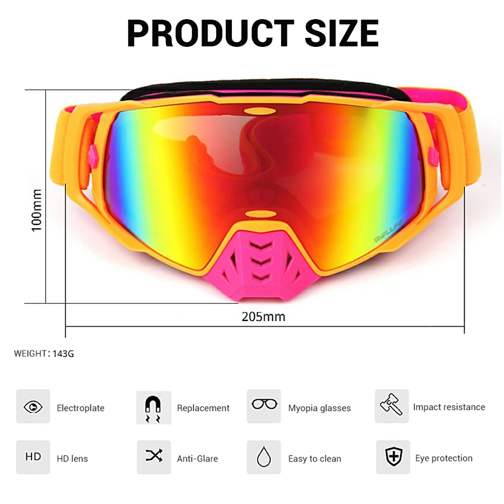 BOLLFO новые очки для мотокросса мотоцикла Gafas велосипедные шлема мужчин и