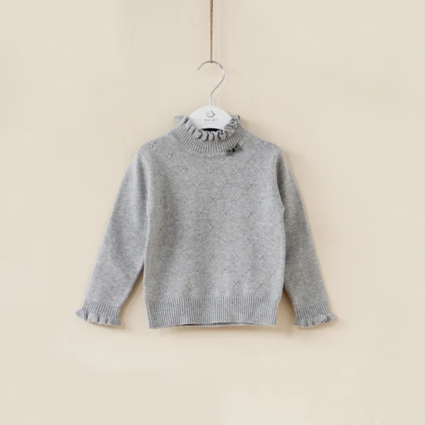 grey Новые осенне-зимние детские свитера, детская одежда, высококачественный хлопковый свитер BB1258 - Цвет: grey