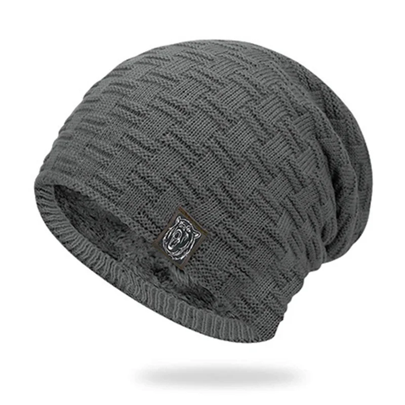 SYi Qarce унисекс зимняя вязаная шапка плюс бархатная раста шапка Skullies Beanies Slouch шапка для женщин Мужская Уличная Лыжная Шапка NM463-67