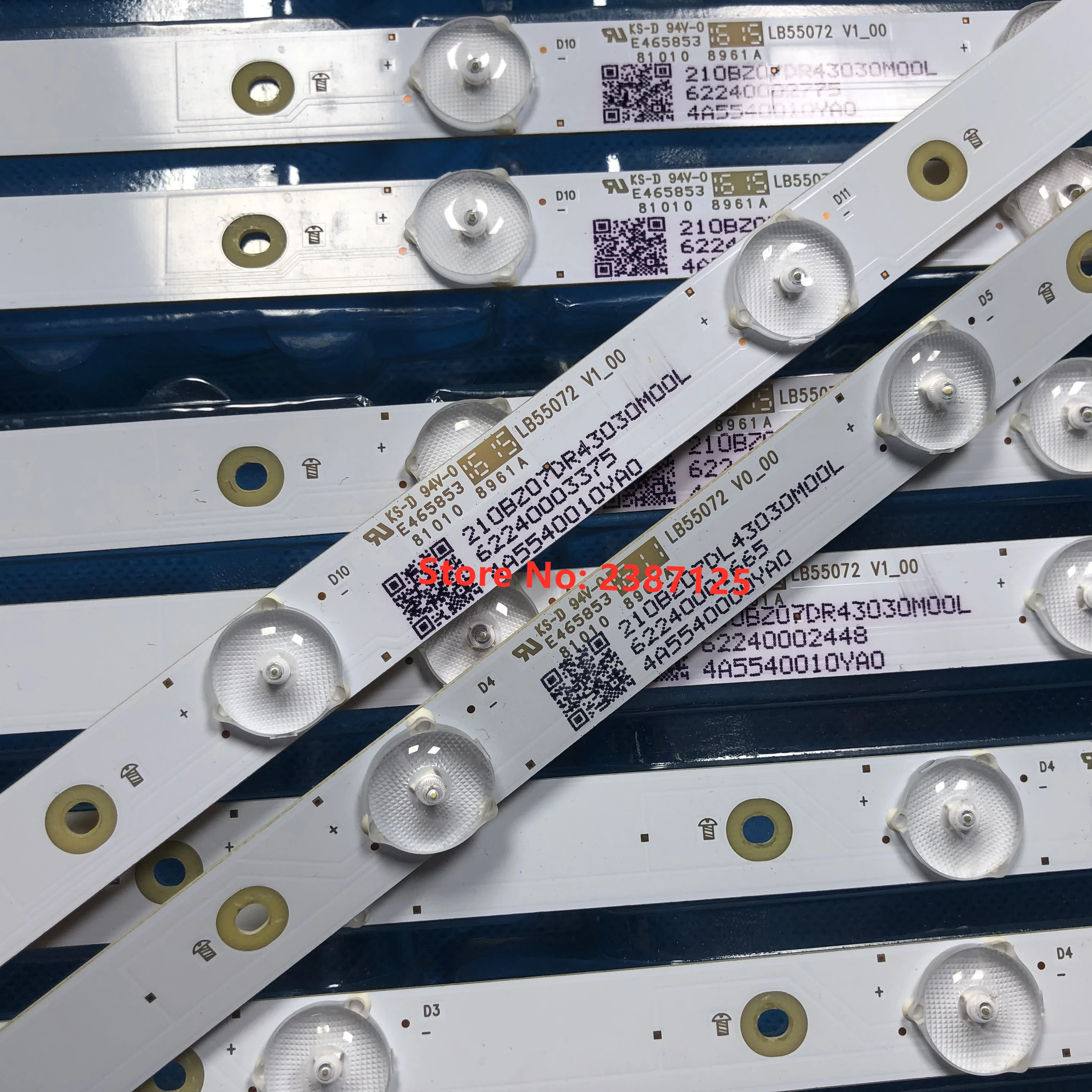 14 шт. (7R + 7L) для 55 &quotТВ светодиодный подсветка полосы 55PFF5701/T3 LB55072 55PUS6501/12 TPT550U2 EQLSH A.G