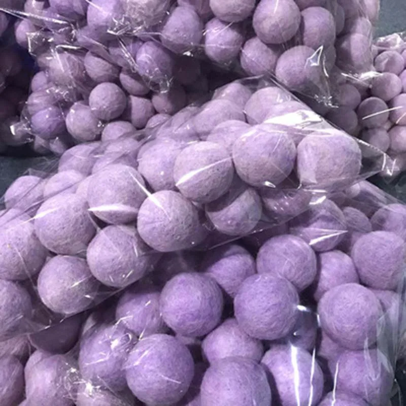 2 шт./компл. войлочные сапожки с круглым носком Шерсть Войлок шары Pom Poms смешанные Цвет, 20 Цвета 50 мм Диаметр - Цвет: 20