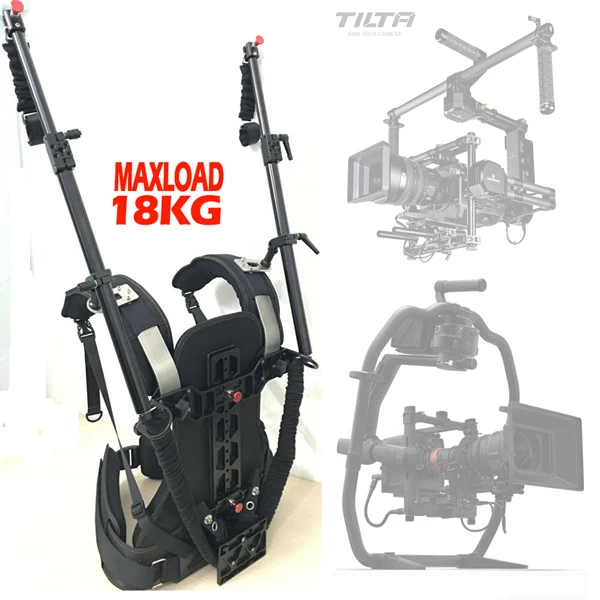 Как EASYRIG READYRIG экзоскелет Камера Поддержка Steadicam жилет нагрузка 18 кг для DJI Ronin 2 Tilta