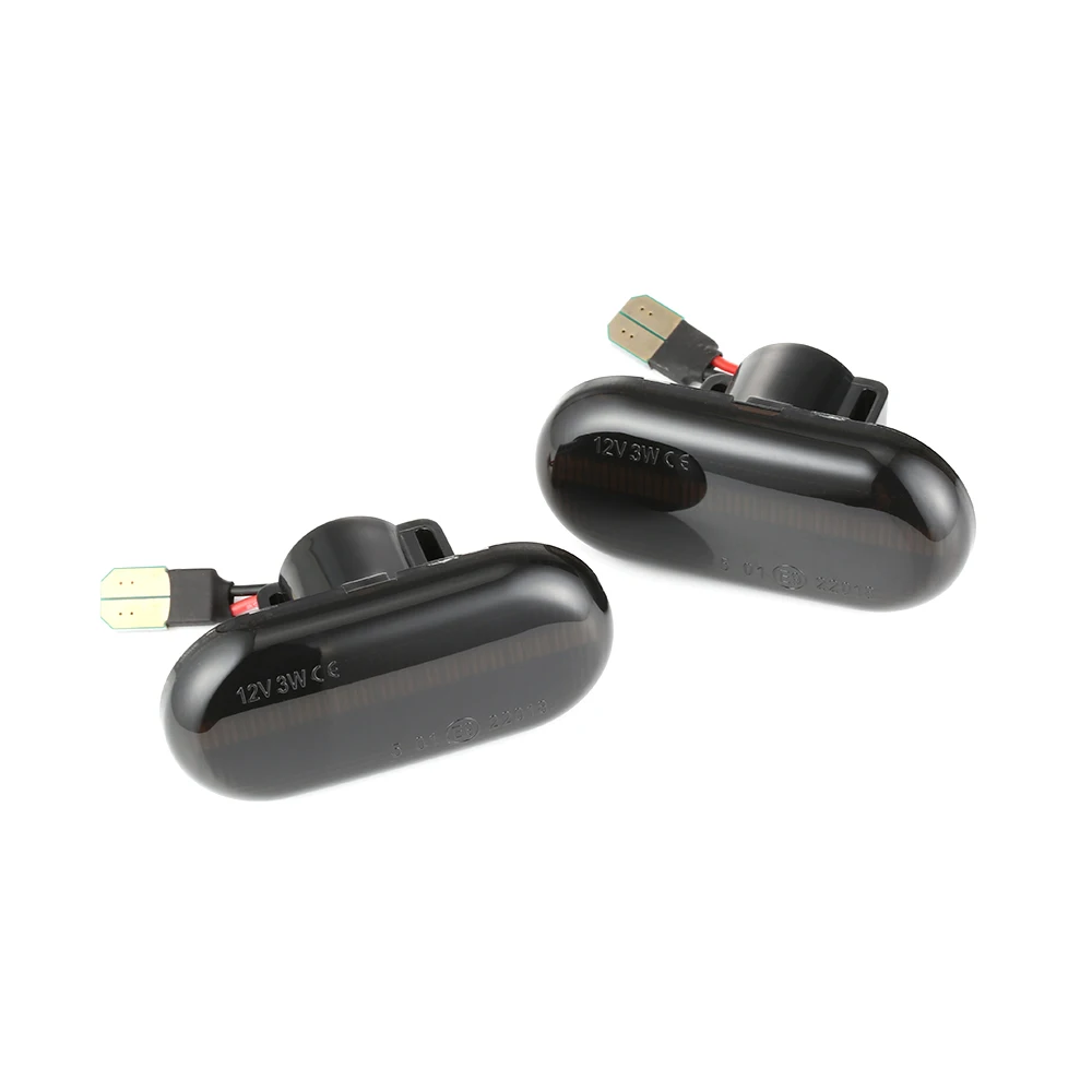 2 pieces Smoke Led Dynamic Flowing Side Marker Turn Signal Light For Dacia Duster Dokker Lodgy | Автомобили и мотоциклы