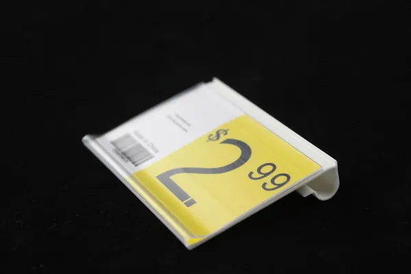 Держатель зажим для ценового знака 8*4 см Т образный крючок возможности