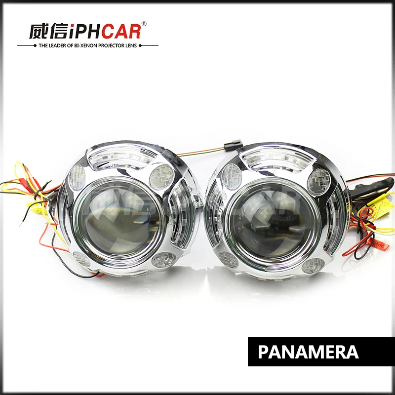 Бесплатная доставка автостайлинг IPHCAR автозапчасти белые светодиодные глаза