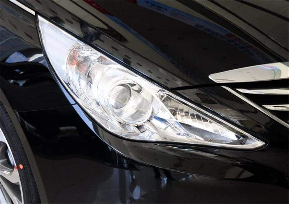 Для hyundai Sonata 2011 2012 2013 фары автомобиля прозрачные линзы Авто оболочка Крышка