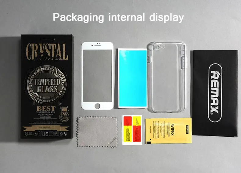 Remax для iPhone X/XS 7/8/6/6S Plus полное покрытие закаленное стекло изогнутый 3D экран протектор Взрывозащищенный против царапин чехол
