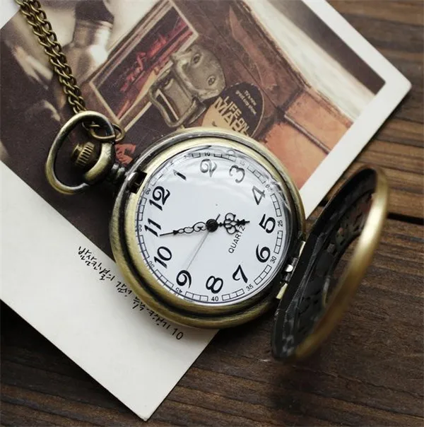 Brand Necklace Pocket watch Fashion Jewelry the hunger game Retro new russia games pocket bronze vintage cool bird | Наручные часы