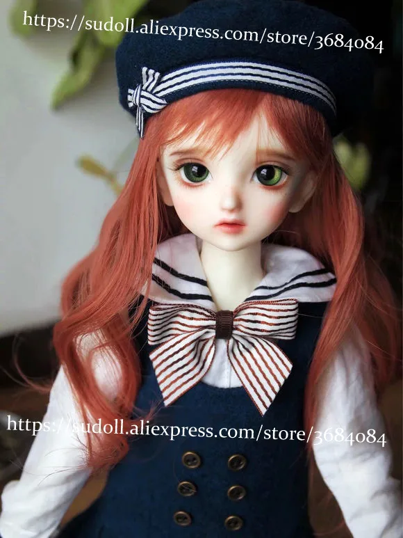 SuDoll 1/4 BJD SD кукла для девочек смоляная с неокрашенным телом + глаза милые