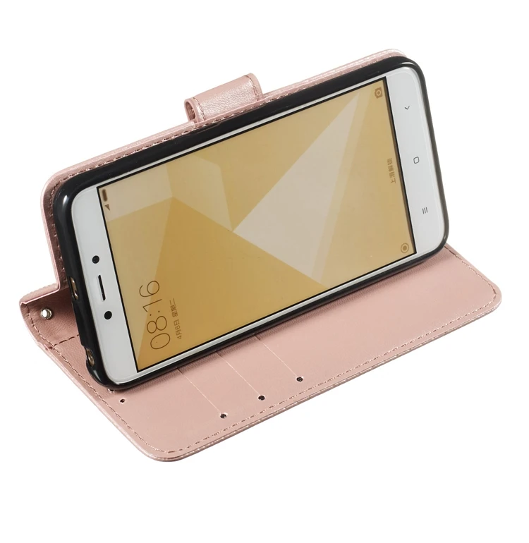 Кожаный флип-чехол-кошелек для Coque Xiaomi Redmi 4X, флип-чехол, чехол для телефона Etui Xiami Redmi 4X4 X X4 5,0, кошелек, чехол-книжка