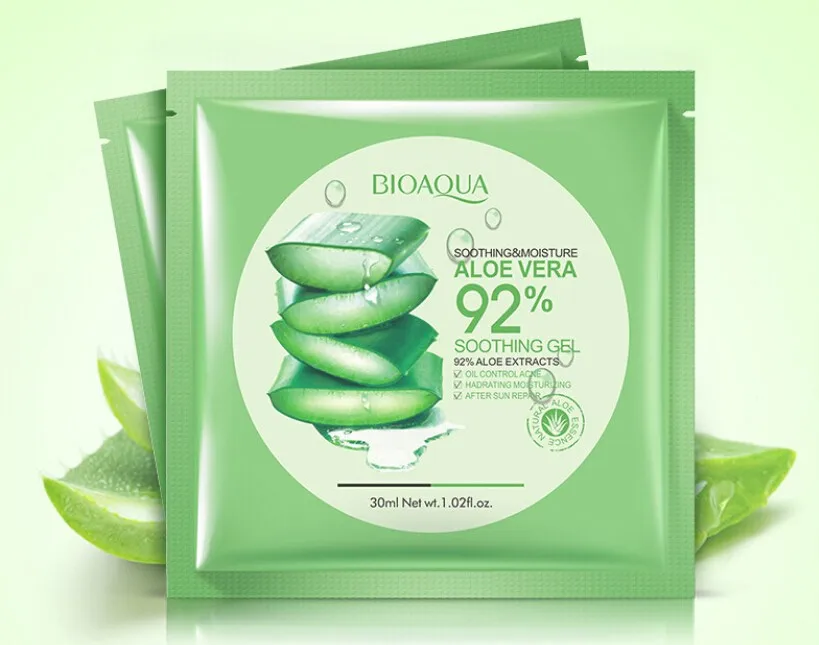10 шт. Увлажняющие гелевые маски для лица с экстрактом алоэ вера|mask face care|face carefacial