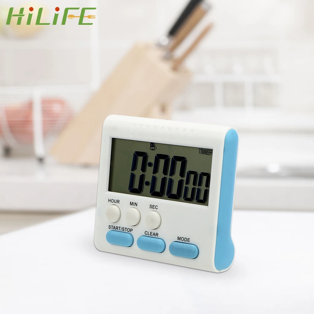 Таймер для приготовления пищи HILIFE 12 часов будильник с отсчетом кухонный таймер