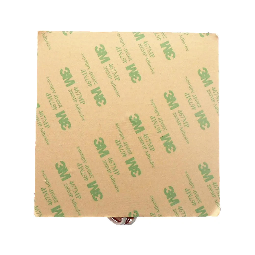 Детали для 3D-принтера DuoWeiSi 12x12 см Heatbed 24 В/220 В 50 Вт/100 Вт/500 Вт термостат силиконовая