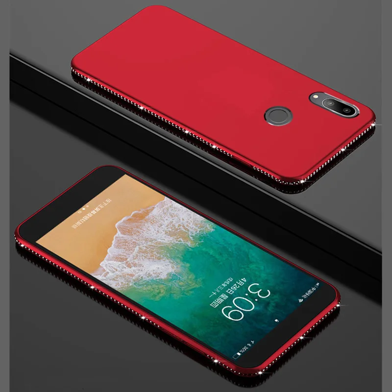 Чехол для Xiaomi Redmi Note 7 мягкий чехол из ТПУ с алмазным краем Pro защитный кожи детей