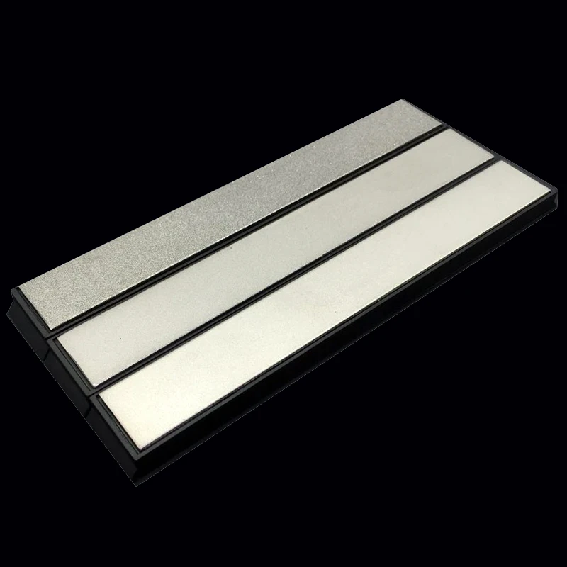 

3Pcs 240/600/1000# Pro Knife Sharpener Diamond Sharpening Stone Whetstone Grinder Grindstone Apex edge sharpener whetstone