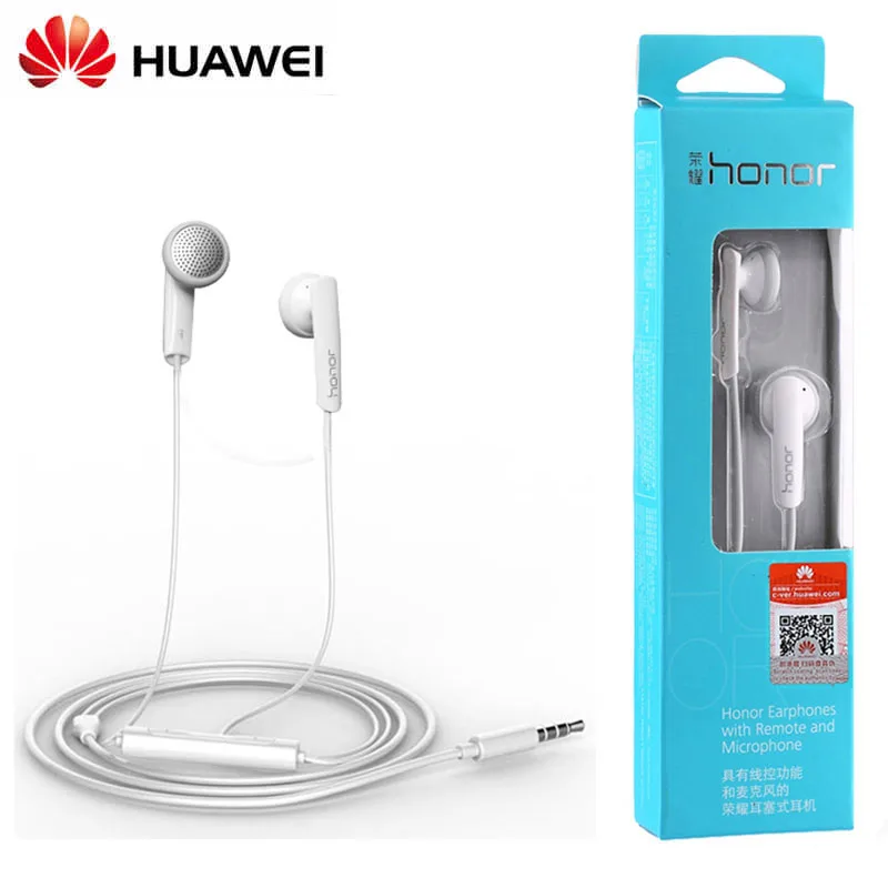 HUAWEI Honor AM110 наушники 3 5 мм с проводным управлением микрофоном для Huawei xiaomi смартфон
