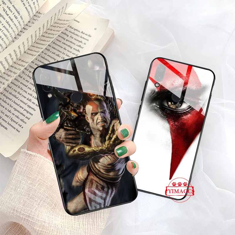 YIMAOC God Of War 4 Стекло чехол для Xiaomi Redmi 4x 6A Примечание 5 6 7 Pro mi 8 9 Lite A1 A2 F1 |