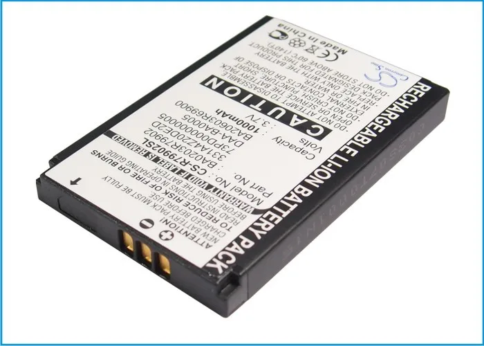 Оптовая продажа батарея 1000 мАч для iPOD / MP3 PMP NOMAD MuVo2 Jukebox Zen Xtra NX бесплатная