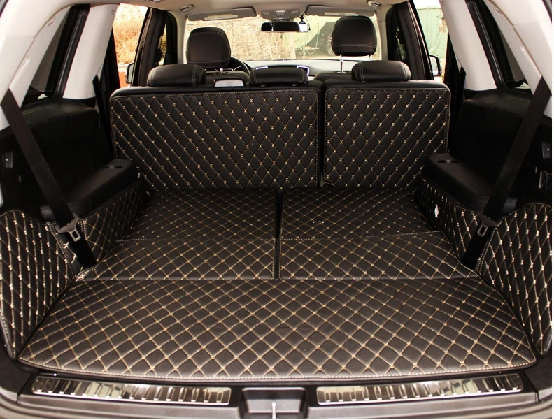 Хорошие коврики! Полный набор ковриков для багажника Mercedes Benz GL 350 450 63 X164 7 мест