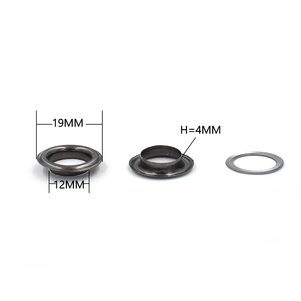 100sets eyelets 100 шт./лот) Внутренний диаметр 12 мм Металлические Отверстия для обувных коробок. Навес ткань шнурка отверстия. Люверсы. Кукуруза. Серебряная заклепка - Цвет: 100sets eyelets