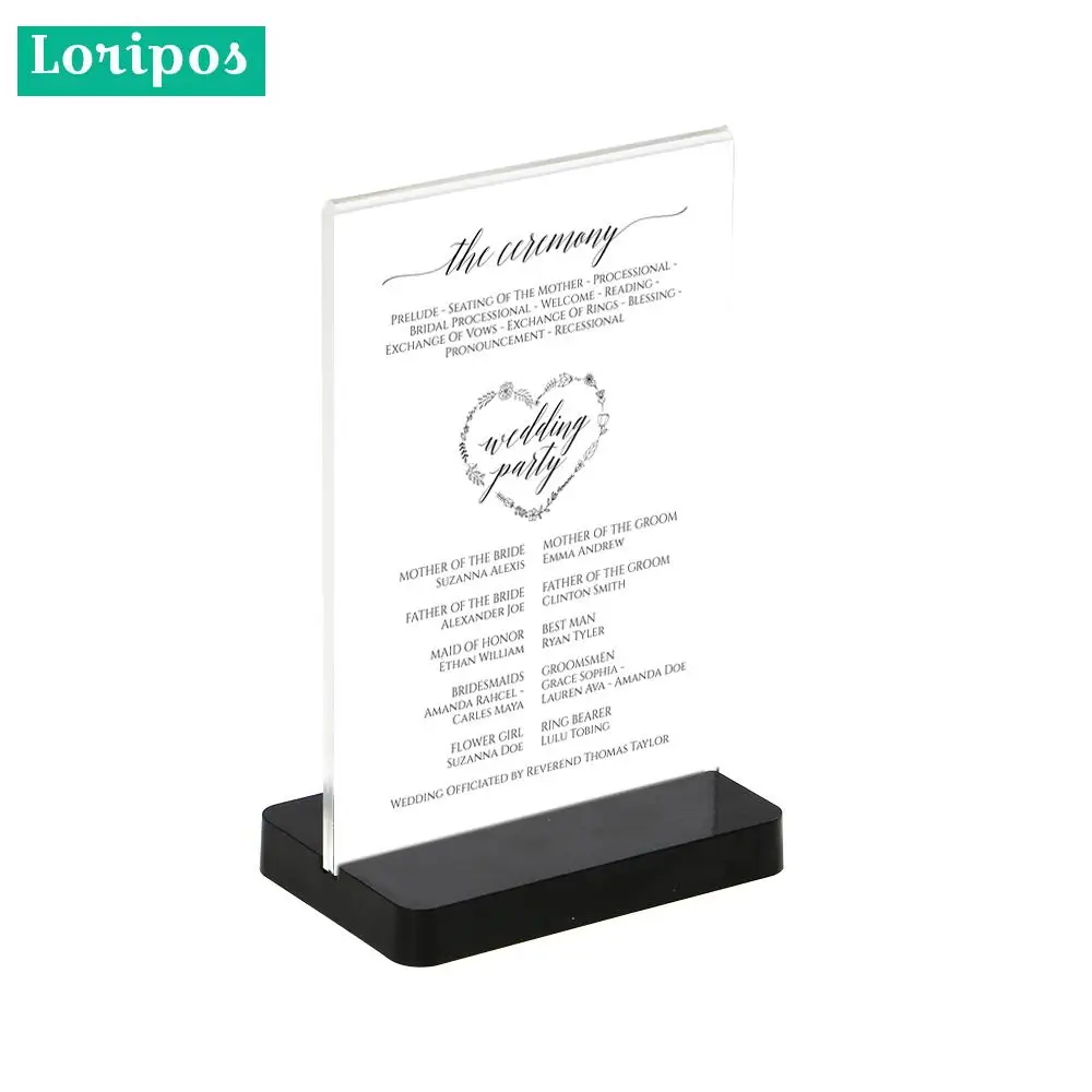 Подставка А5 акриловая для выставки ценников пластиковая подставка меню