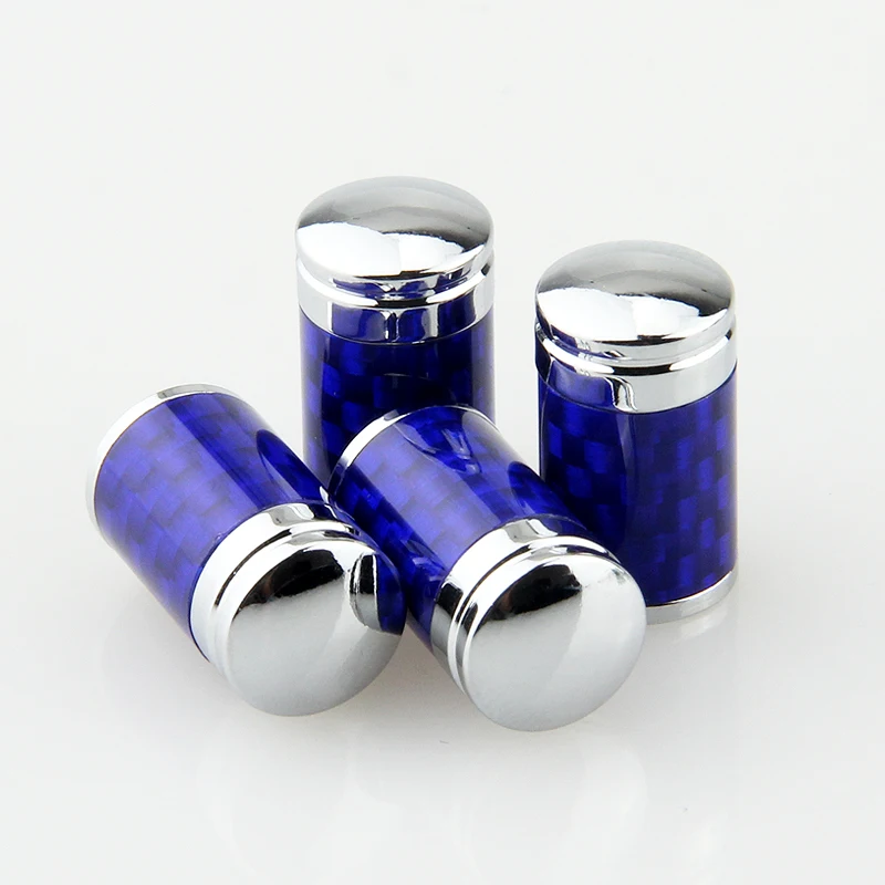 4 шт. колпачки для клапанов колес из меди и углеродного волокна автомобильных шин