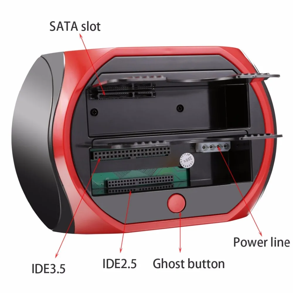 Оптовая продажа все в 1 док-станция для жесткого диска двойной 2 5 &quot/3 5&quot IDE SATA