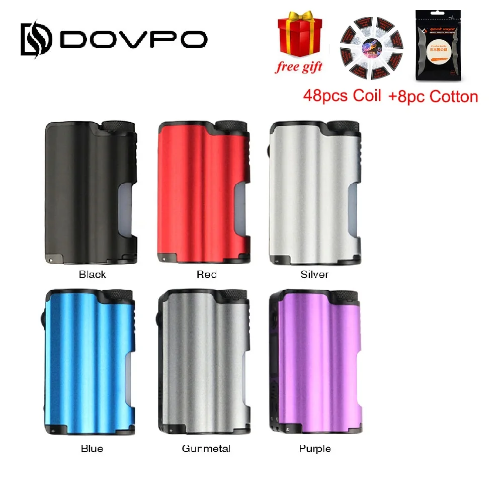 Original DOVPO Topside 90W Top Fill TC Squonk MOD with 10ml Large Bottle &amp 0.96 Inch OLED Screen VS Luxotic BF Box Mod | Электроника
