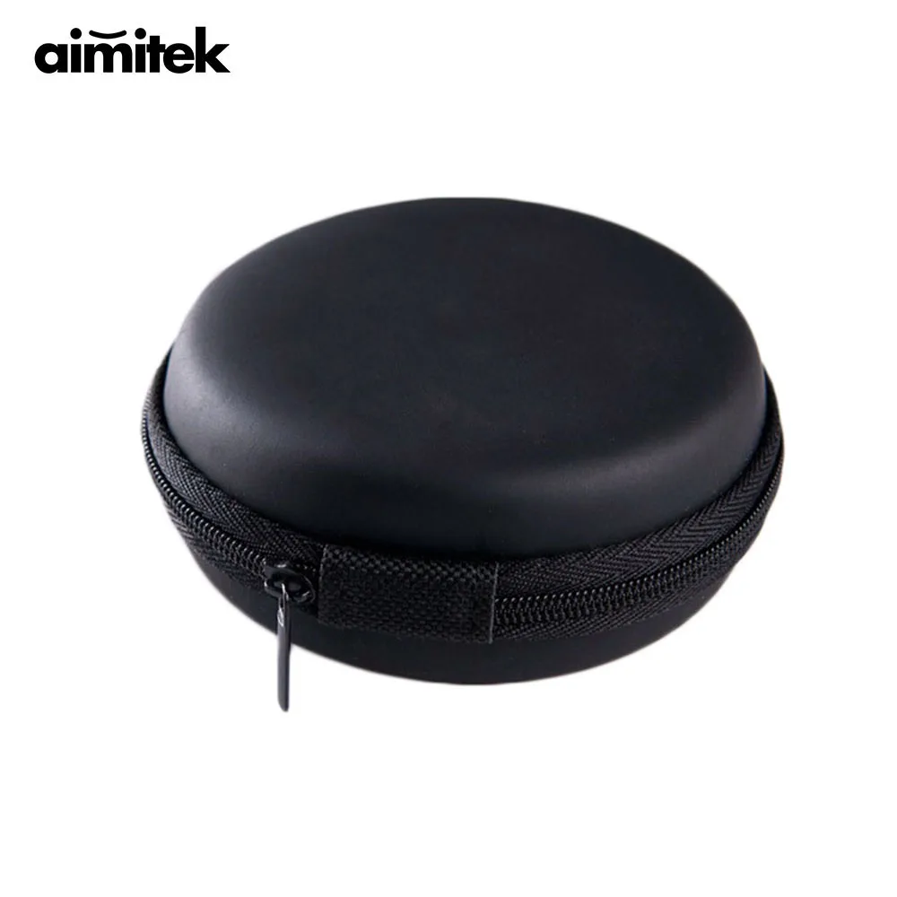Аксессуары для наушников Aimitek черная сумка чехла наушники-вкладыши коробка