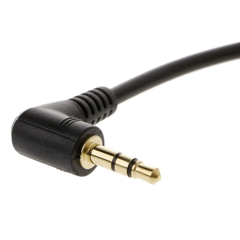 

New 10cm Auto Car Right Angle Male To Male 3.5mm Aux Jack Speaker Audio CableAdapter qyh