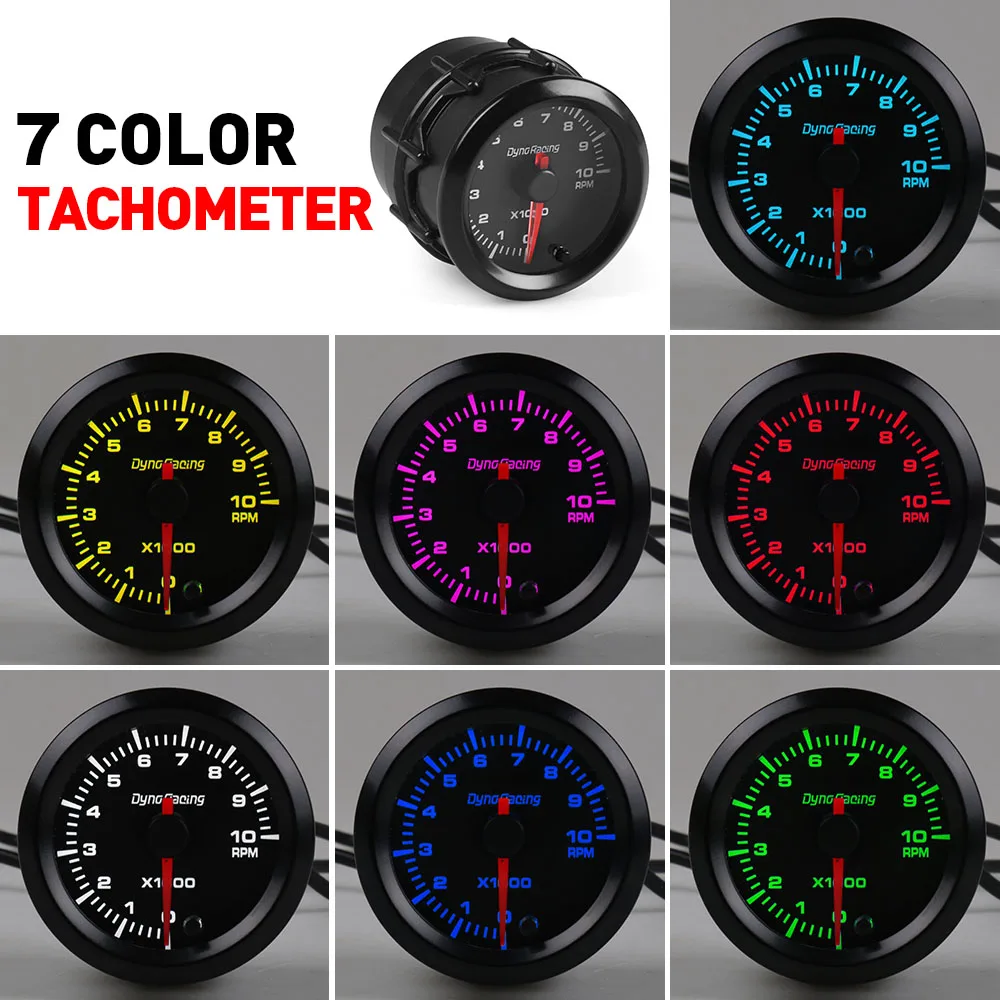 Тахометр Dynoracing TT101486 Высокоскоростной шаговый двигатель с сенсорным управлением