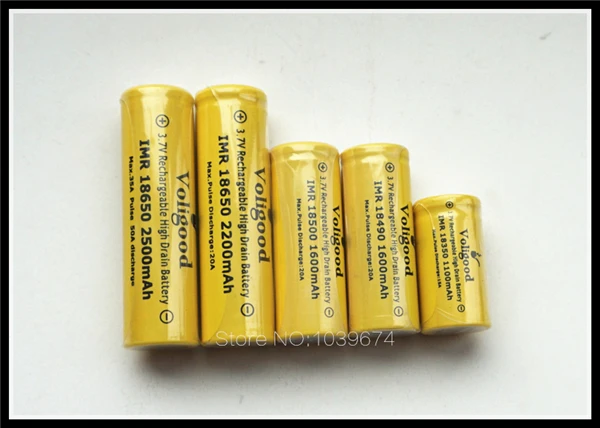 Заводская розетка Voligood IMR 18650 20A 2200mAh 3 7 V литий ионные перезаряжаемые