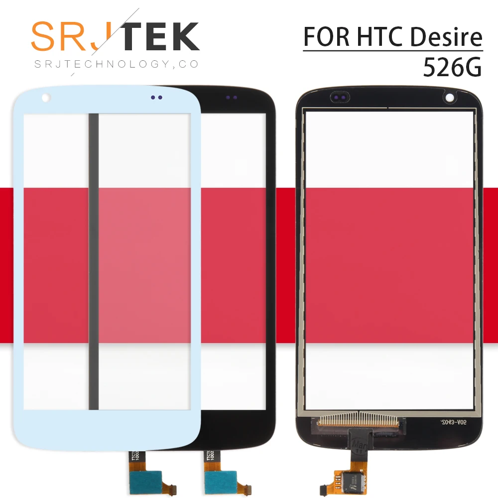 Srjtek для HTC Desire 526G сенсорный экран дигитайзер Датчик Передняя стеклянная панель