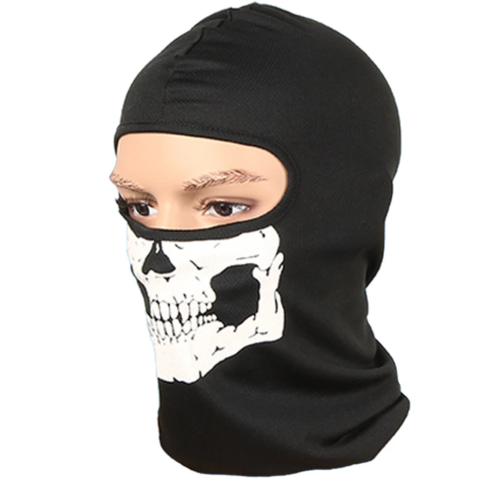 Уличная ветрозащитная велосипедная маска зимняя теплая на половину лица