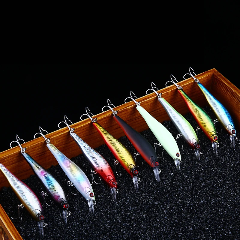 Искусственная жесткая Приманка Minnow разноцветная бионическая бросающая