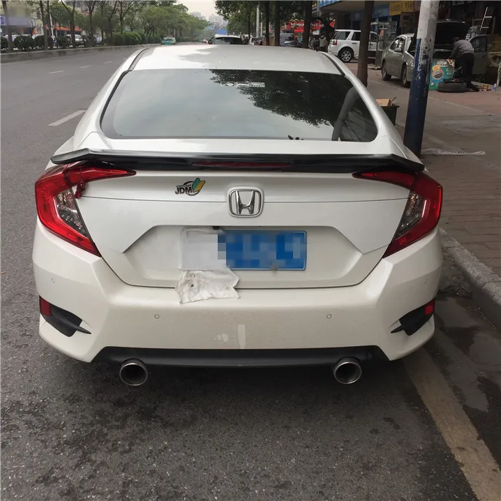 Для Honda Civic спойлер Высокое качество ABS Материал заднего крыла Праймеры Цвет задний спойлер для Honda Civic спойлер RS
