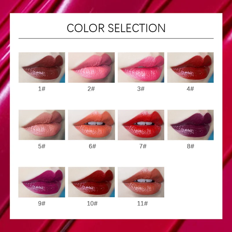 1 шт. водостойкая жидкая губная помада Русалочки для губ Сияющая Губная Помада